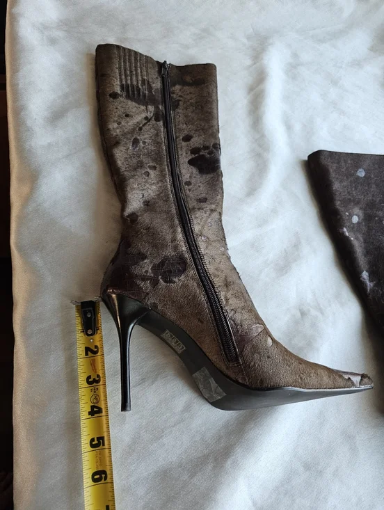 Jeffrey Campbell Proposal Boots in in Brown Croc Sz 6.5 - Picture 6 of 16